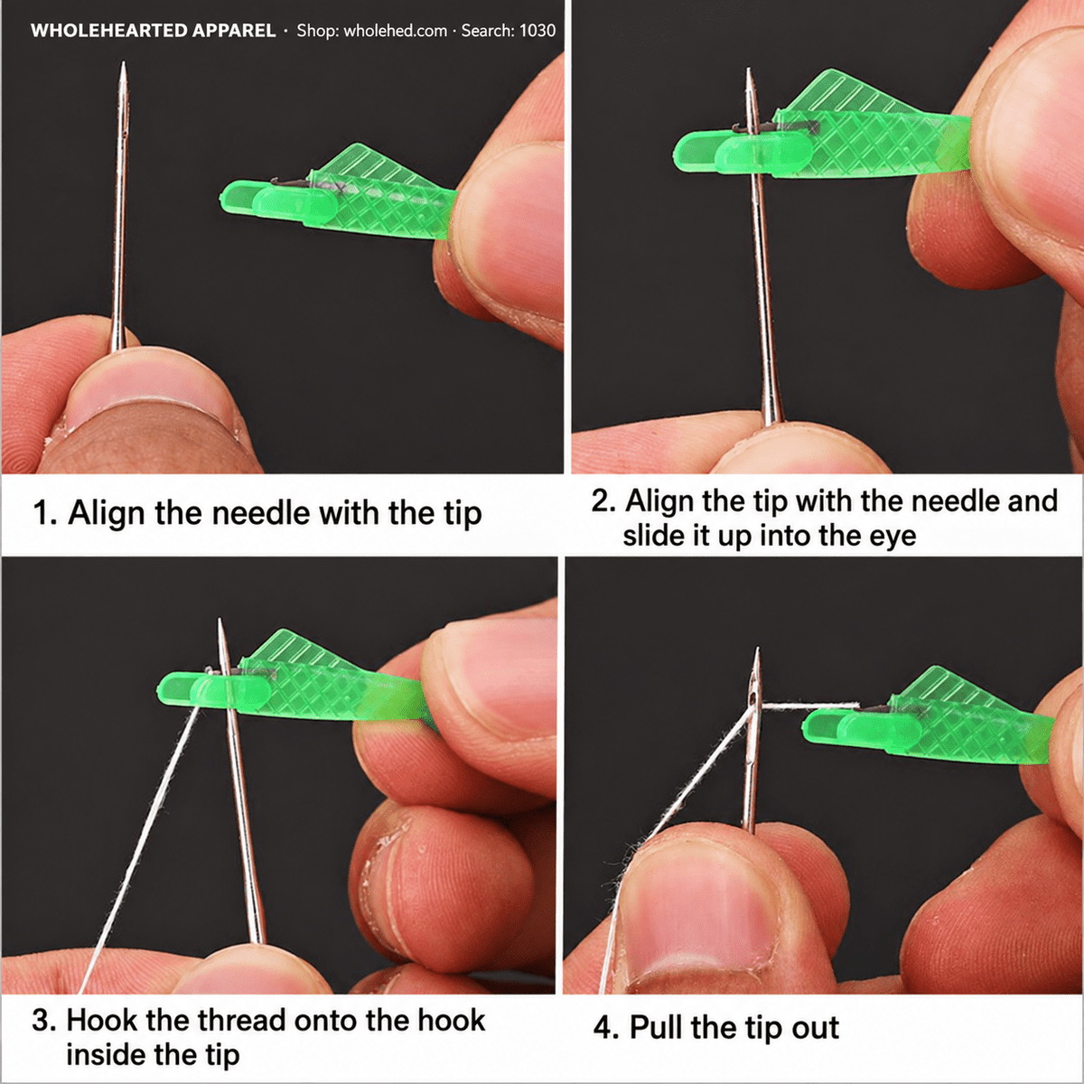 1030★ Fish-Shaped Needle Threader for Home Sewing Machines, Quick Threading Tool.