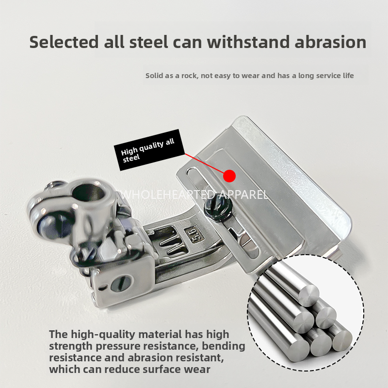 1555★  Sewing machine accessories three-needle five-thread interlock sewing machine sticker foot presser 5.6 webbing foot presser rubber band sticker hemming device