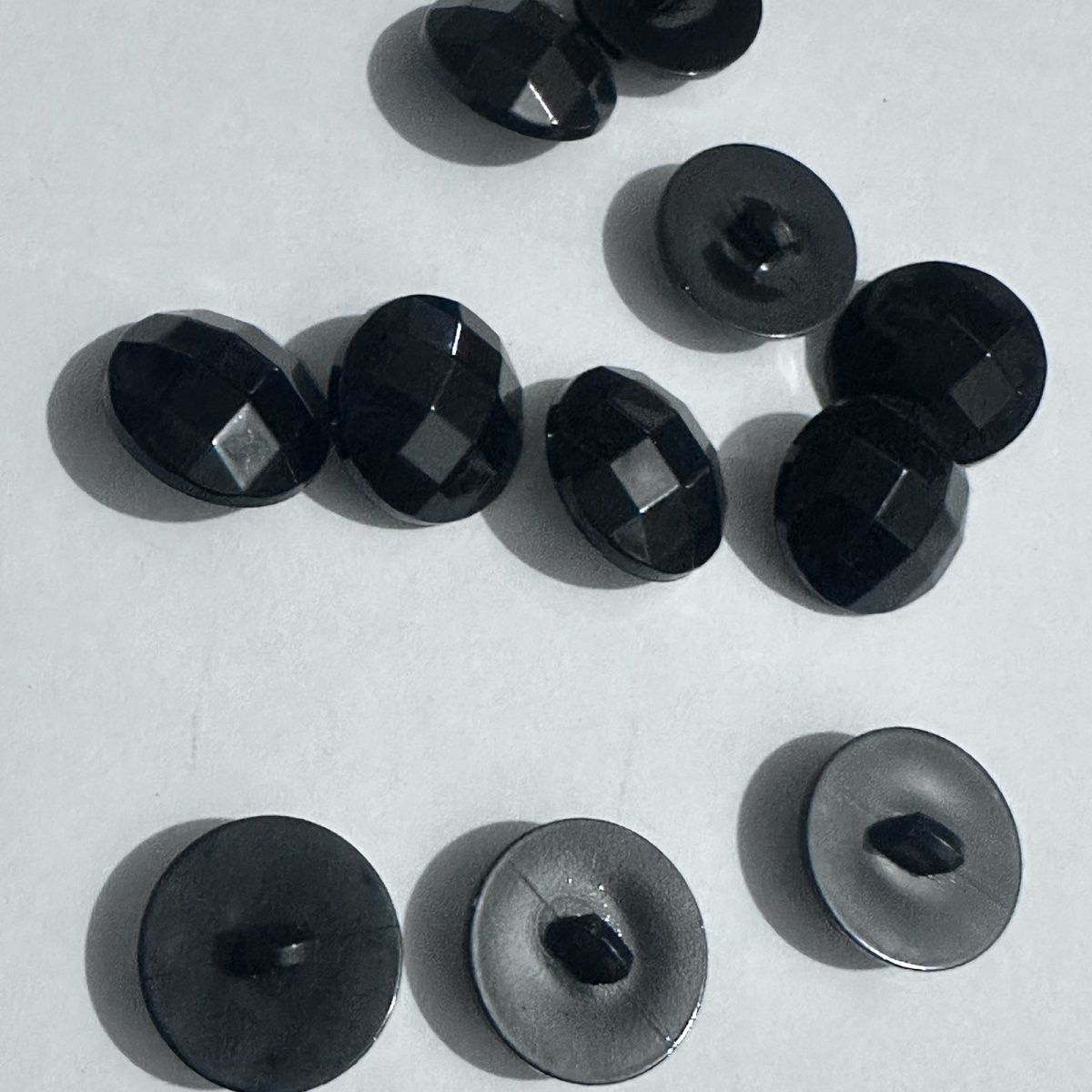 3039  Versatile plastic mushroom black coat trench coat buttons men's and women's coat buttons
