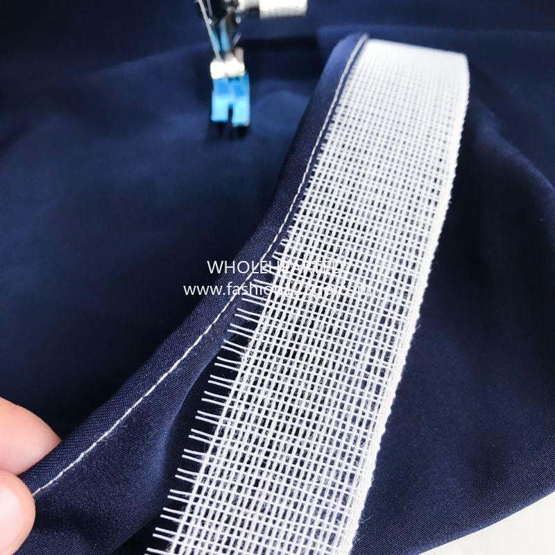 1003★Imported garment accessories fishbone hem interfacing for wedding dresses, chiffon skirt hems, shirt hems, DIY horsehair braid.(30g/m)