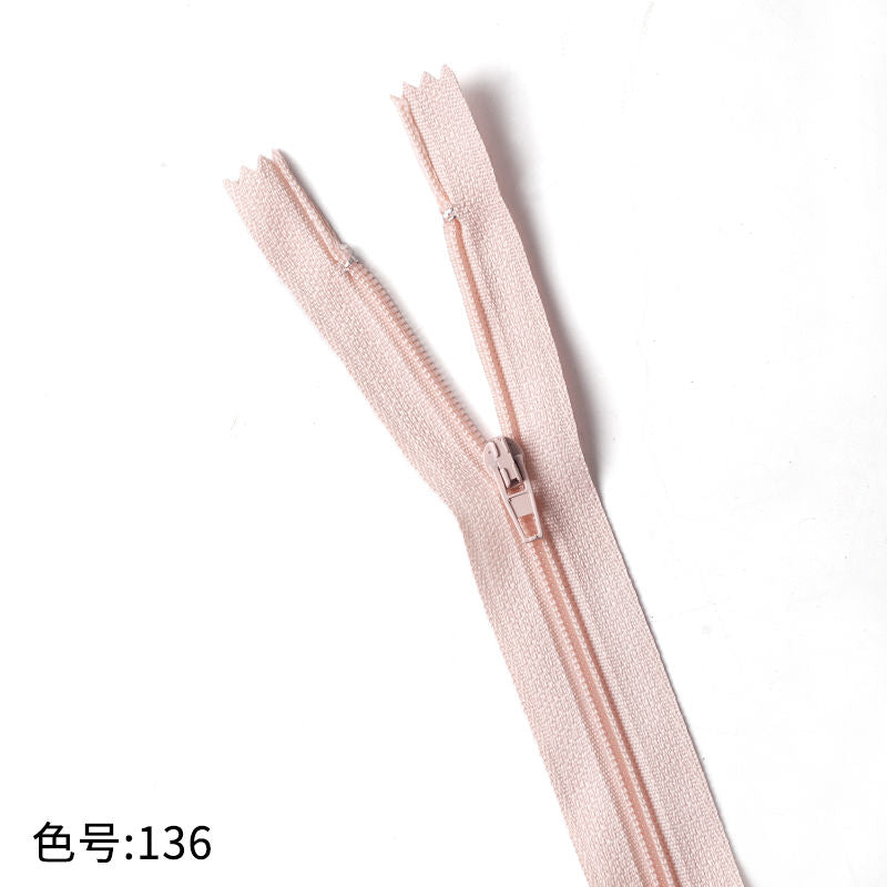 3069 Zipper No. 3 nylon core zipper pants pocket access control placket wholesale Guangdong Guangzhou delivery 18 cm 7 inches