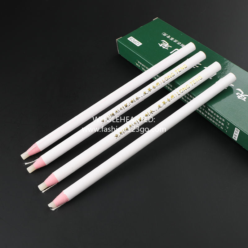 1121★ No-cutting invisible strokes, powder strokes, gas-dissipating white pull lines, crayons disappear at high temperature, clothing and clothing leather points