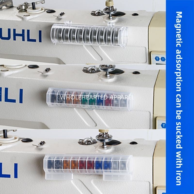 1565★  Computer flat car sewing machine shuttle core magnet storage box Jack A3A4 Zhongjie Fushan brothers plastic lock cylinder wire core