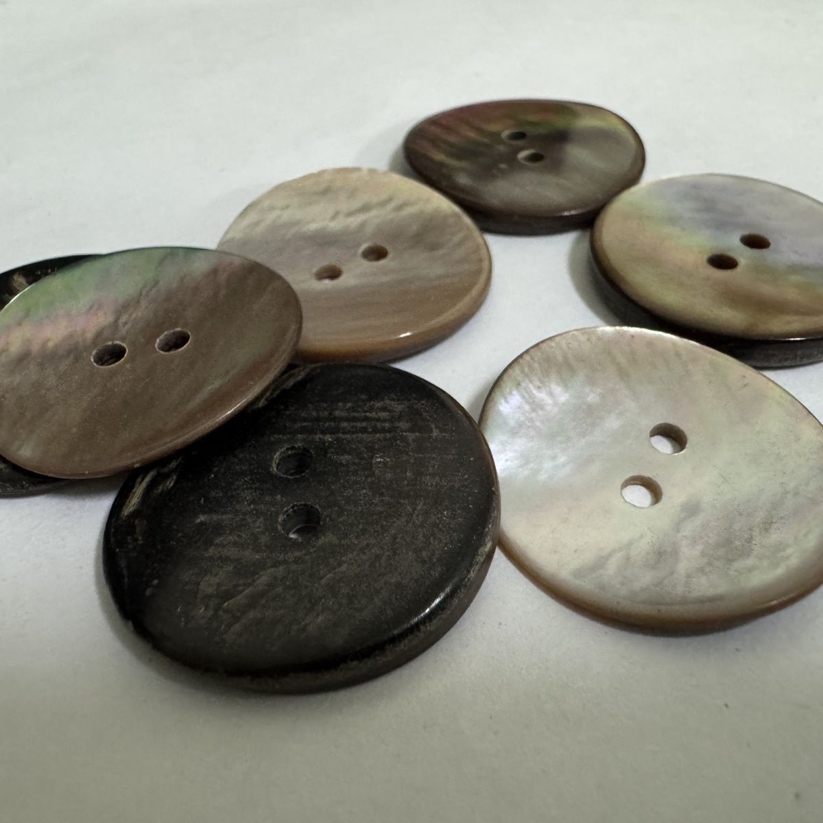 3007 #Botones de concha de bricolaje, luz natural de la naturaleza, Bole se lo merece