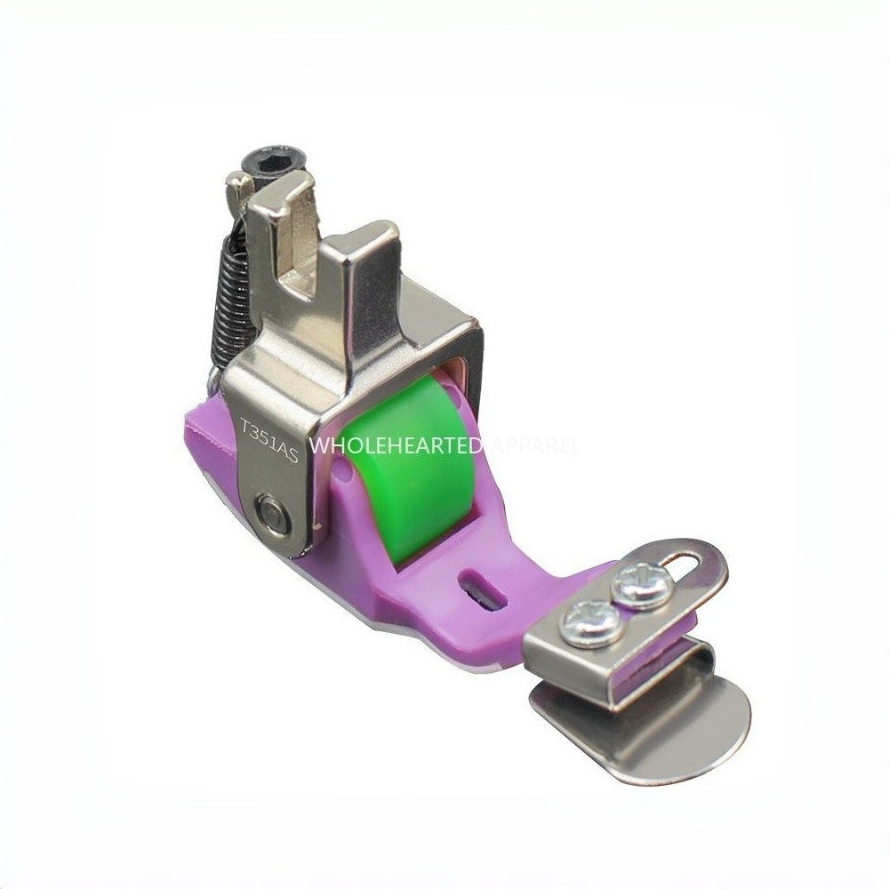 1707★T351 Prensatelas ajustable con rodillo de teflón para plegado de bordes★