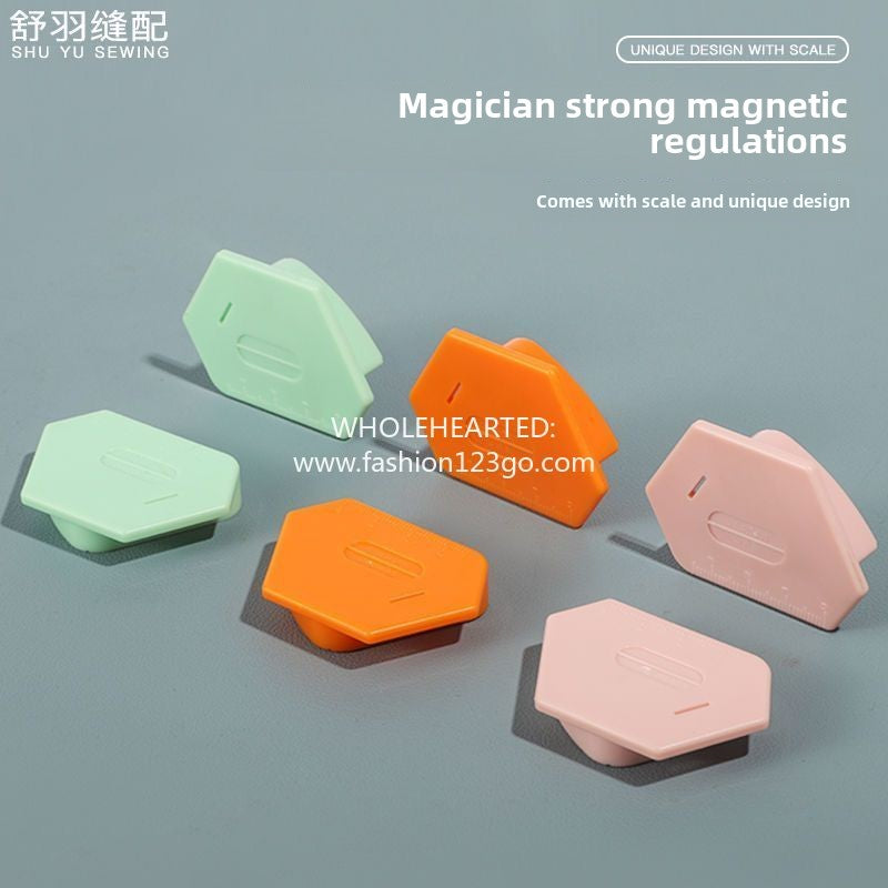 1005★ New model magician polygon strong magnetic guide sewing machine universal edge positioning tape with scale sewing accessories