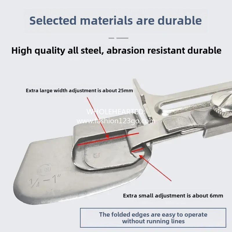 1104★ New adjustable DAYU226 pull tube, loose mouth pull foot tube, single fold up and down pendulum tube, single layer folded edge curling pull tube