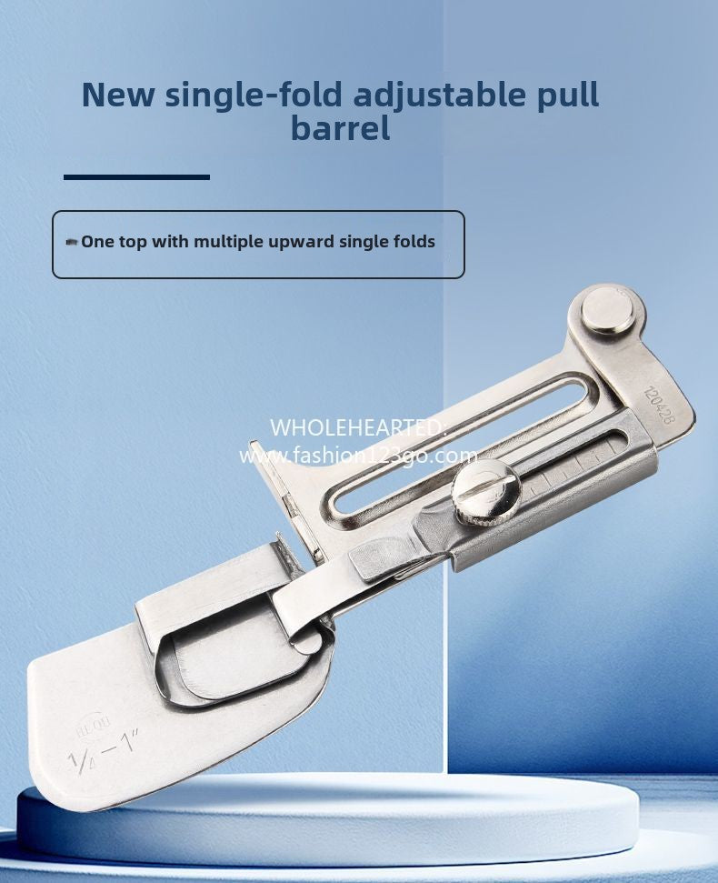 1104★ New adjustable DAYU226 pull tube, loose mouth pull foot tube, single fold up and down pendulum tube, single layer folded edge curling pull tube