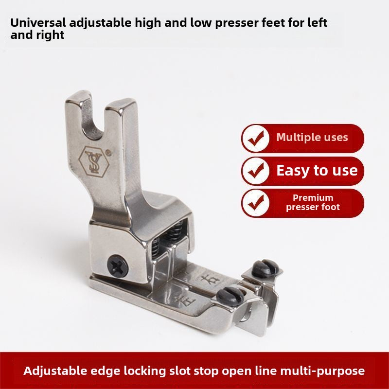 1060★ Computer flat car universal new adjustable left and right high and low stops, presser foot rib positioning, multi-purpose pressing thread sewing