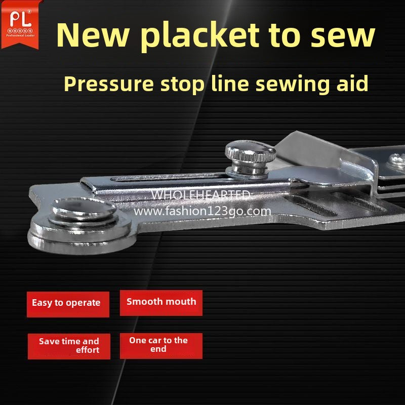 1101★ Industrial flat car new placket comes and goes sewing, flat car comes and goes sewing, oversewing device, sleeve sewing multi-functional auxiliary device