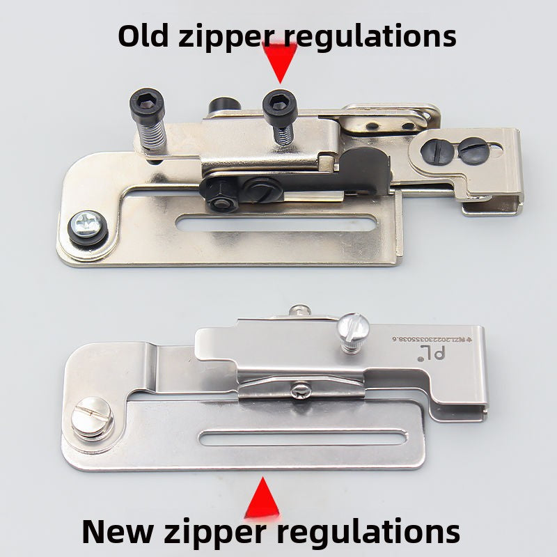 1695★  New zipper regulation, upper zipper, zipper line regulation, flat car sewing placket line clip zipper locator