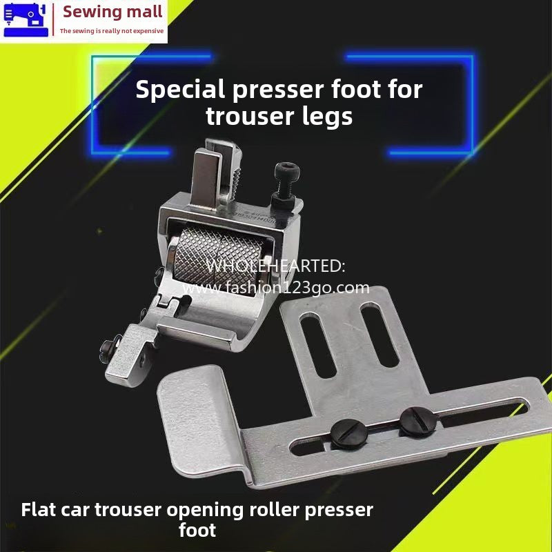 1111★ Computer flat car roll pants mouth wheel presser foot roll pants foot artifact positioning roller presser foot flat car universal wheel