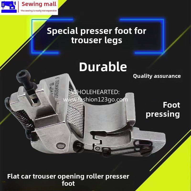 1111★ Computer flat car roll pants mouth wheel presser foot roll pants foot artifact positioning roller presser foot flat car universal wheel