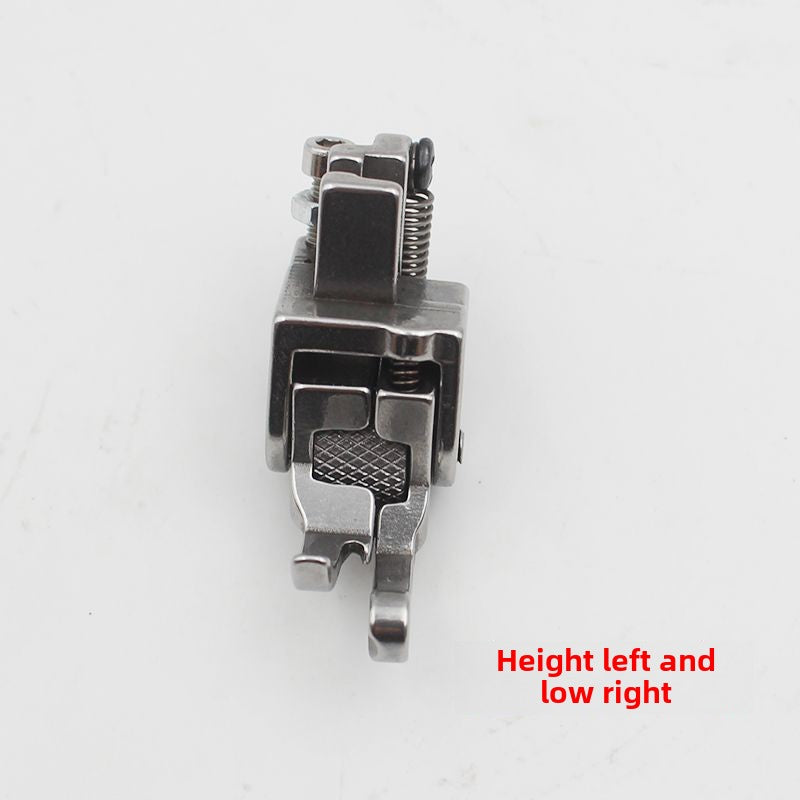 1245★ New thick material high and low roller presser foot, stop high and low block edge presser line presser foot thick material curtain cotton-padded leather★