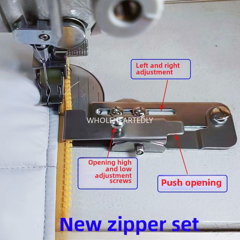 1031★ New zipper gauge upper zipper press zipper line gauge flat car sewing placket line clip zipper locator