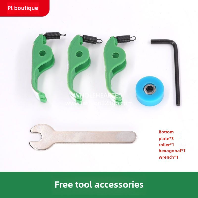 1006★ 1009★New PL boutique newly upgraded flat car (wide gap) Teflon roller presser foot thin and thick universal do not eat cloth rush cloth accessories