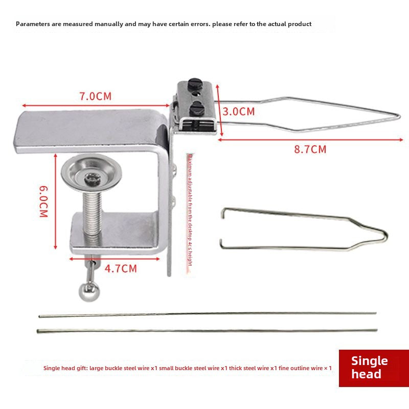 1001★ New high-efficiency button threading device, I-shaped clip to wear buttons, tool buttons, button artifacts, special for clothing factories
