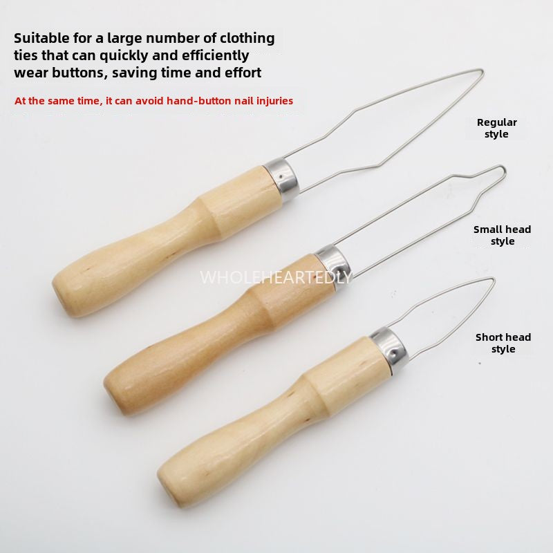 1037★ Clothing factory quick button tool, button tool, button tool, button threader DIY tool