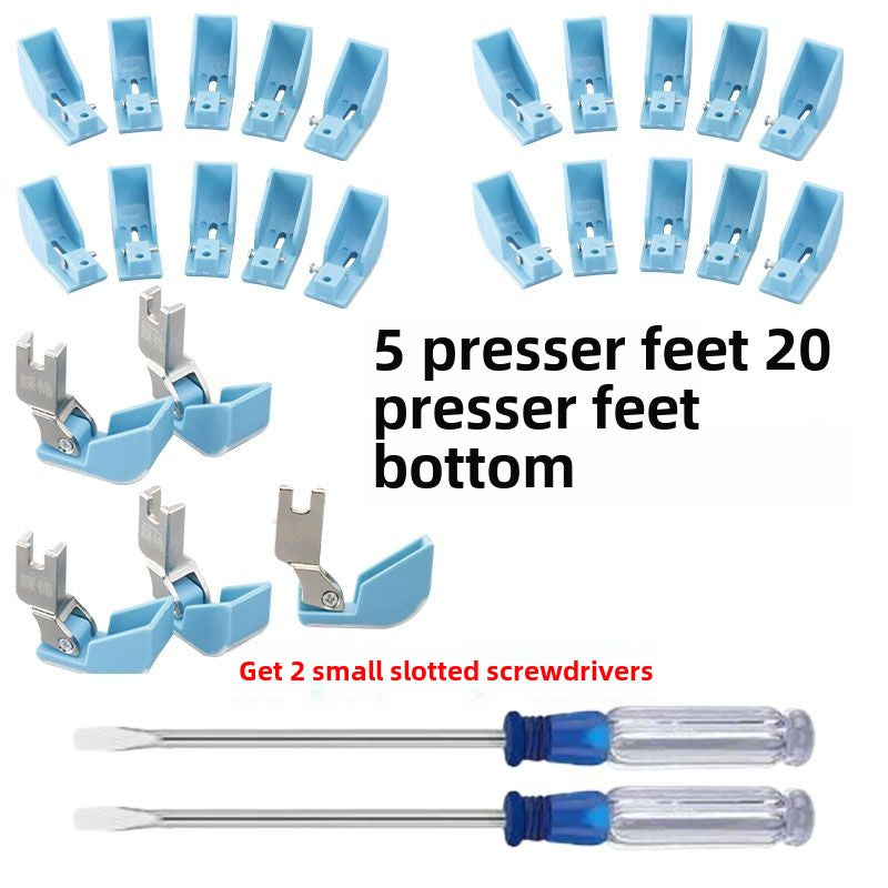 1158★  Flat car cotton iron presser foot, plastic ship type presser foot, flat car cotton presser foot, ship type presser foot, step on cotton presser foot change