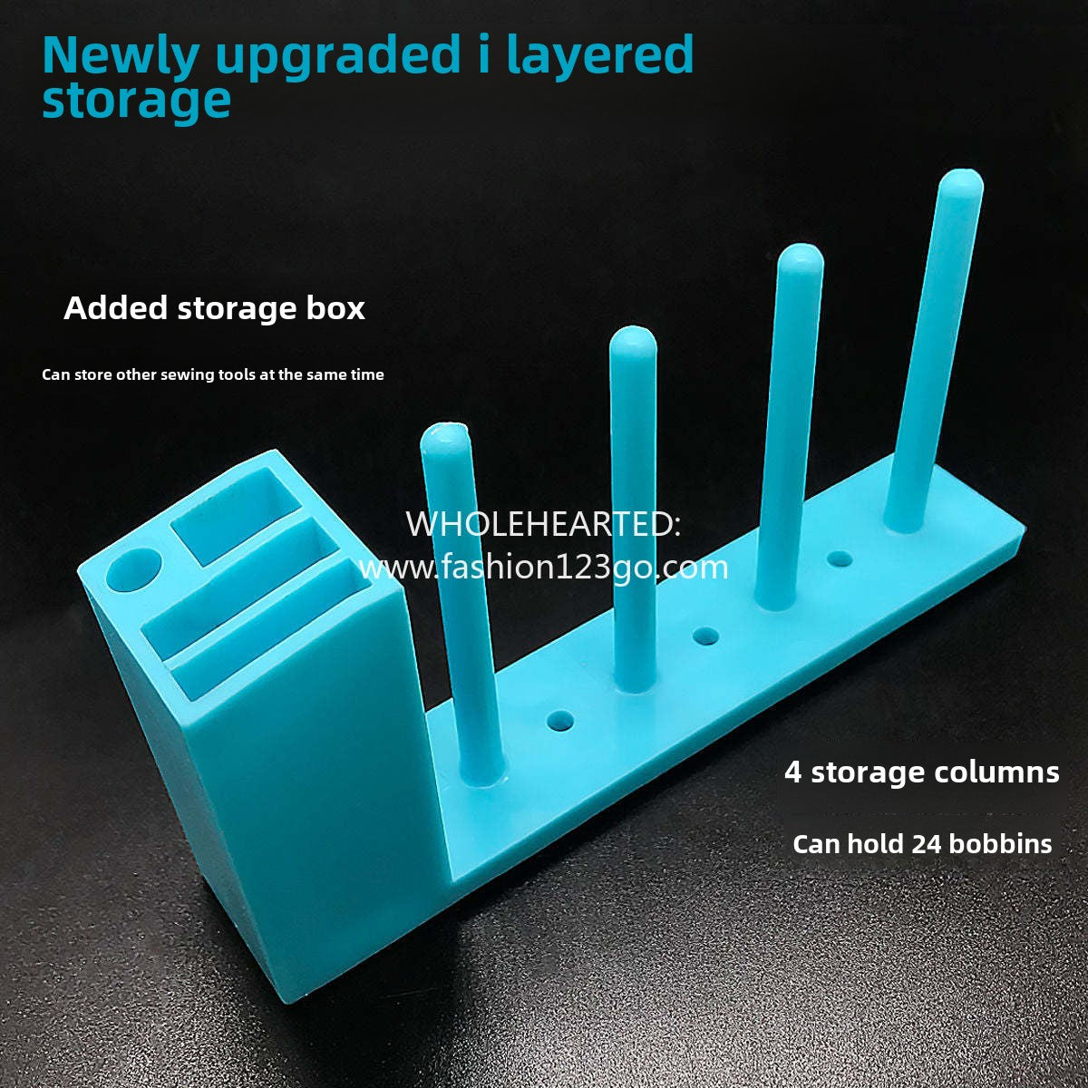 1010★Magnetic bobbin case rack for sewing machines, designed for garment factories, convenient storage without installation
