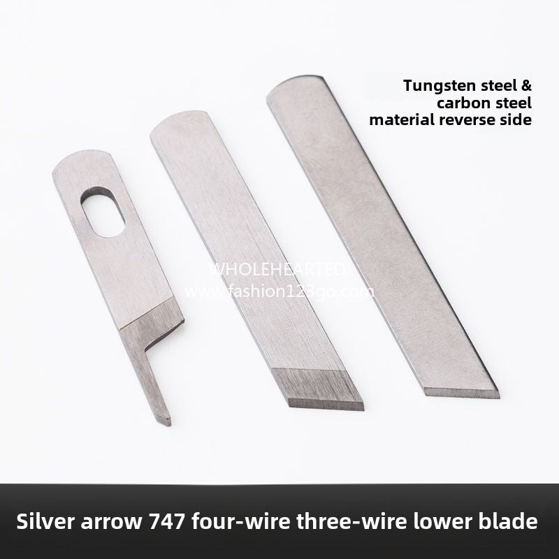 1096★  Sewing machine accessories edge locking machine, silver arrow four-wire edge copying machine industrial oversewing machine 747 upper and lower blades genuine Eagle brand