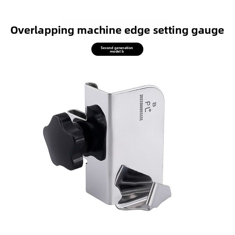 1614★  The second generation of edging machine, overlock sewing machine, two-layer anti-cutting cloth setting, anti-crimping positioner, anti-eversion sewing machine accessories