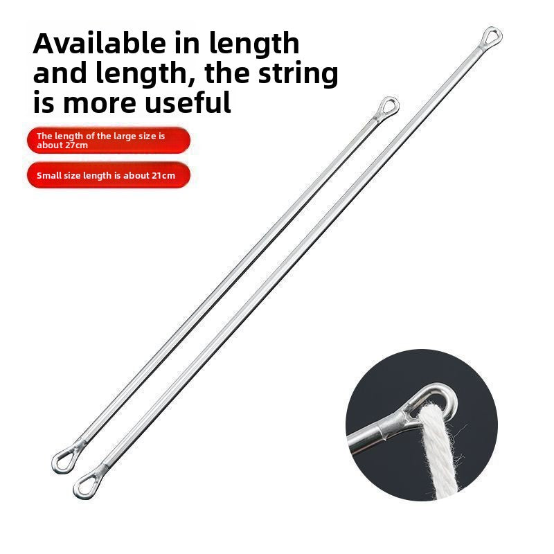 1636★  New high-hardness double-head rope threading tool large hole handmade round head elastic pants rope sewing accessories