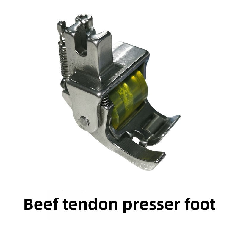 1187★ Flat car new medium and thick material trousers roll foot edge special roller presser foot roll trouser foot roll foot mouth, multi-functional curling edge