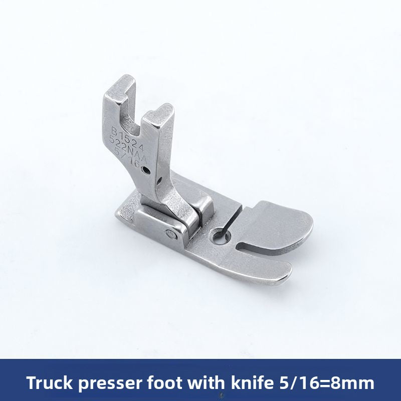1626★  New 522 flat car with knife All steel presser foot Flat car Universal presser foot 2/8/10/12mm sewing machine accessories