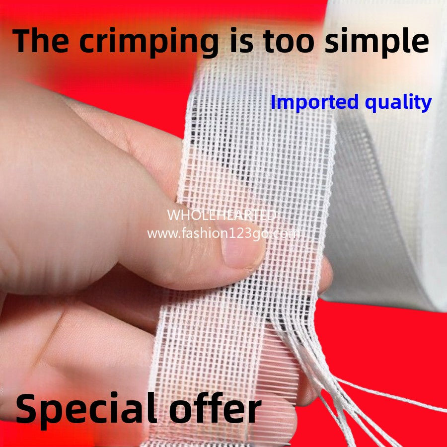 1003★Imported garment accessories fishbone hem interfacing for wedding dresses, chiffon skirt hems, shirt hems, DIY horsehair braid.(30g/m)