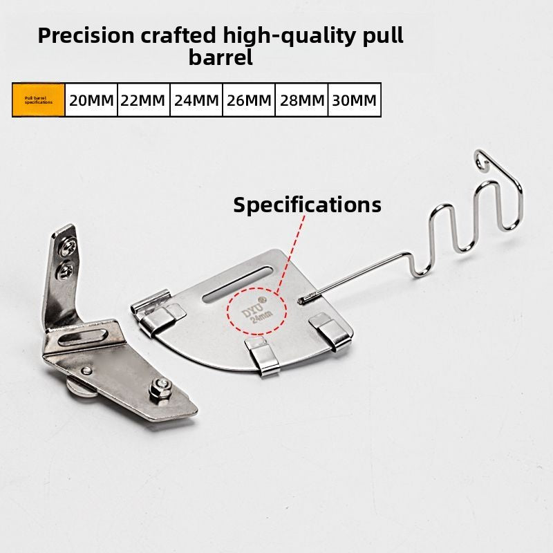 1648★  Edging machine hemming four-line hemming machine rope strapping device sewing machine rolling rope inserting line piping 544 pulling cylinder