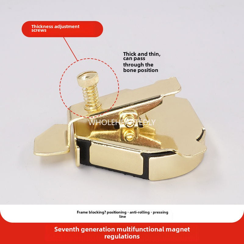 1021★ New seventh-generation hexagonal multi-functional magnet fixed rib pressing line pulling round sewing machine accessories