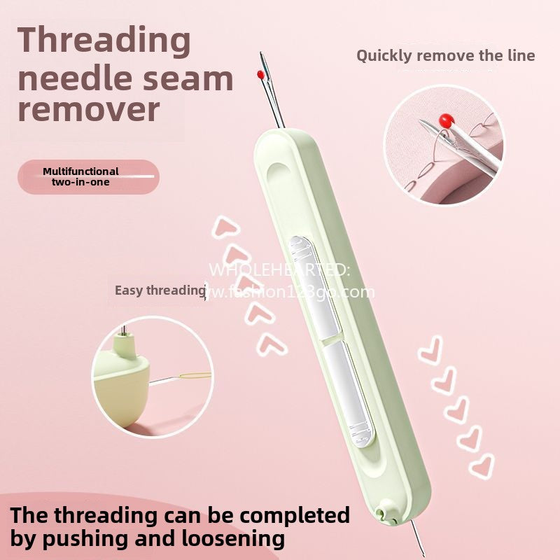 1110★ Needle threading device Household thread remover Threading thread picking scissors Clothes for the elderly Manual sewing tools Lead God