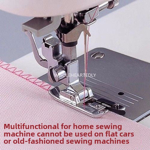 1022★ Locking edge pressing foot, Shengjia Brothers leaping butterfly heavy machine household multi-functional sewing machine cloth edge sewing locking edge pressing foot