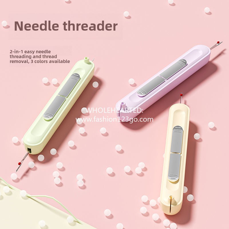 1110★ Needle threading device Household thread remover Threading thread picking scissors Clothes for the elderly Manual sewing tools Lead God