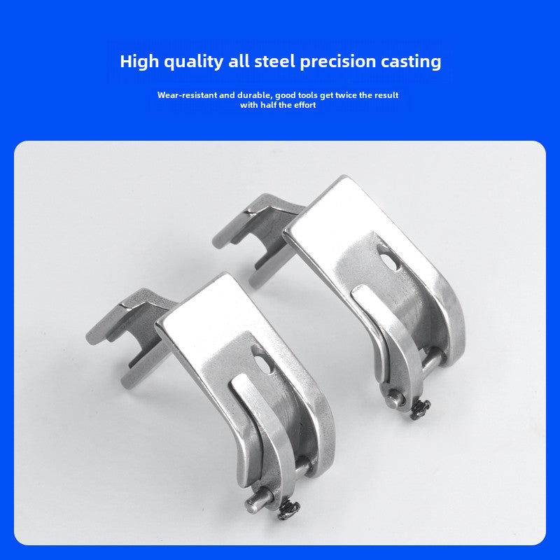 1072★ New F99B narrow upper and rear collar presser foot crimping hemming multifunctional presser foot thin and thick universal sewing machine accessories