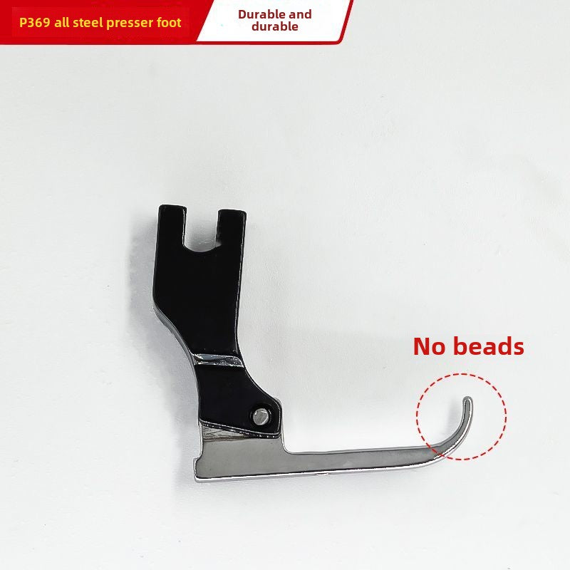 1494★ Special presser foot for bead edge sequined wedding dress fabric, eliminating the time to knock beads and replenish beads, sewing machine accessories**