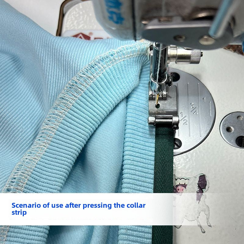 1072★ New F99B narrow upper and rear collar presser foot crimping hemming multifunctional presser foot thin and thick universal sewing machine accessories