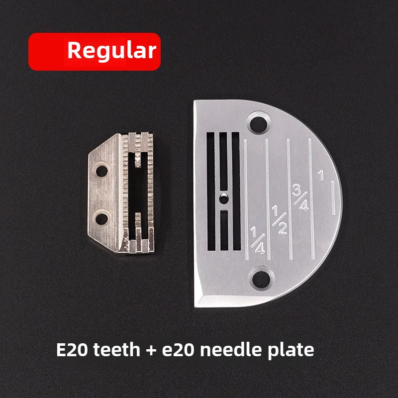 1112★ Computer flat car square German needle plate golden pigeon tooth set thin material needle plate thick material conventional tooth sewing machine accessories