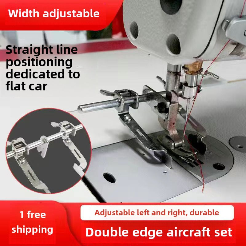 1011★New model flat sewing machine with dual side plane, adjustable width for left and right use, universal accessory for industrial sewing machines****