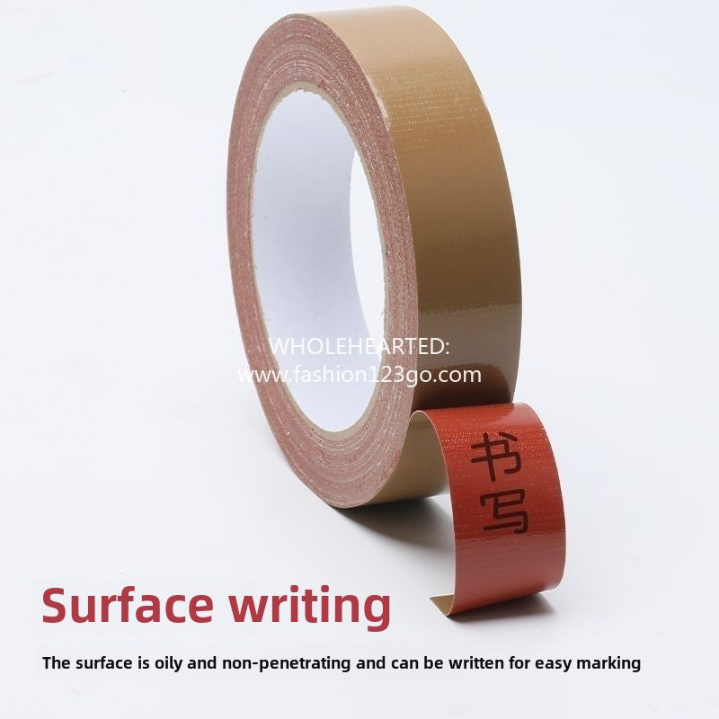 1088★ Sewing machine positioning tape, high-stick clothing template, soil brown cloth base glue, waterproof splicing single-sided carpet tape