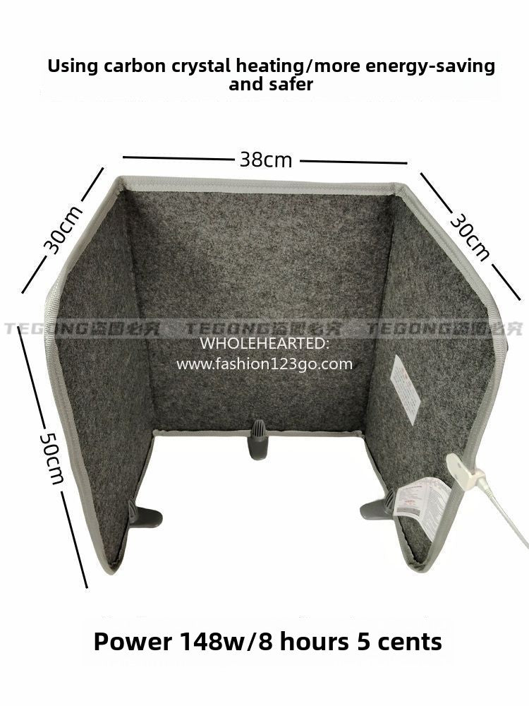 1085★ Sewing machine foot warmer carbon crystal heating safety and power saving foot warmer artifact installation-free sewing machine leg warmer heater (the buyer brings his own transformer socket, the default is 220V in China)
