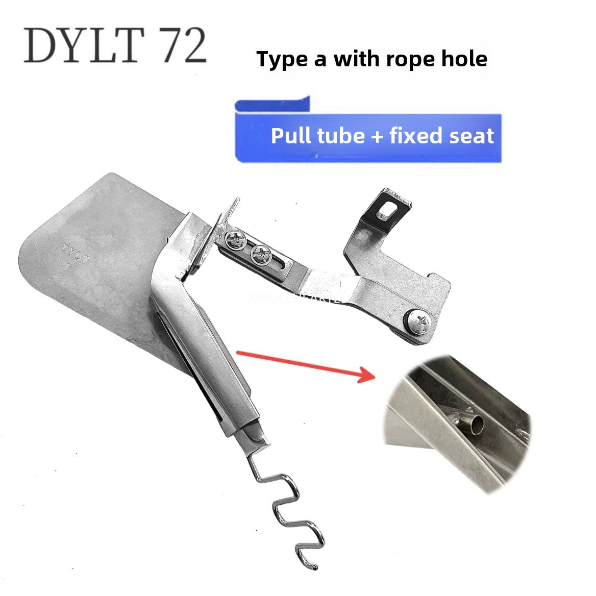 1043★ Edge locking machine Edge copying machine Rope tube 747/700/EX/798 Sewing machine Edge wrapping cotton rope strapping strip Edge wrapping pull tube