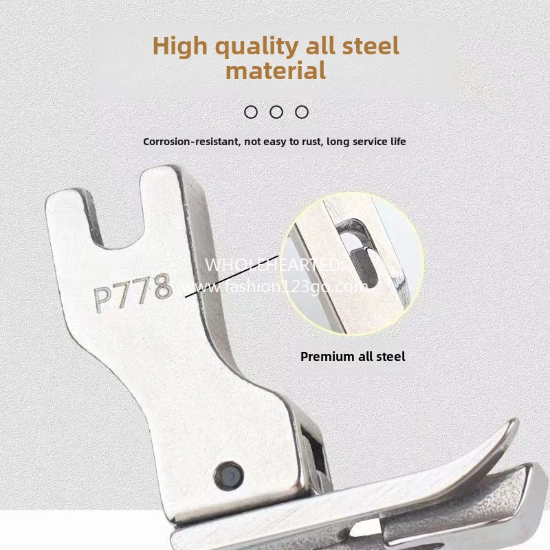 1077★ P778 computer flat car all-steel upper collar special special presser foot upper collar pressing line industrial sewing machine presser foot accessories