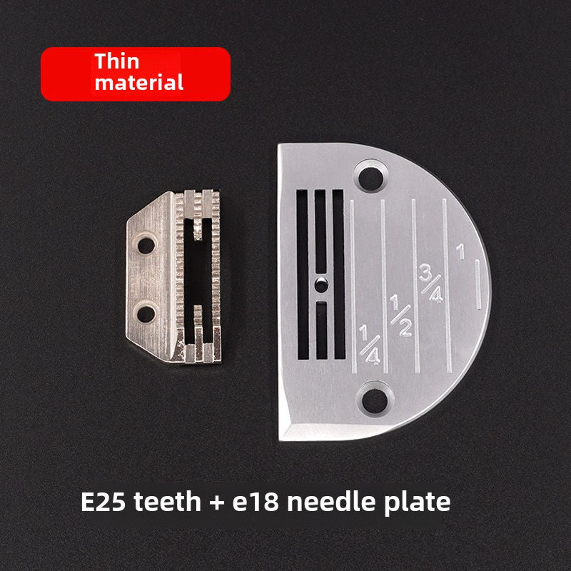 1112★ Computer flat car square German needle plate golden pigeon tooth set thin material needle plate thick material conventional tooth sewing machine accessories