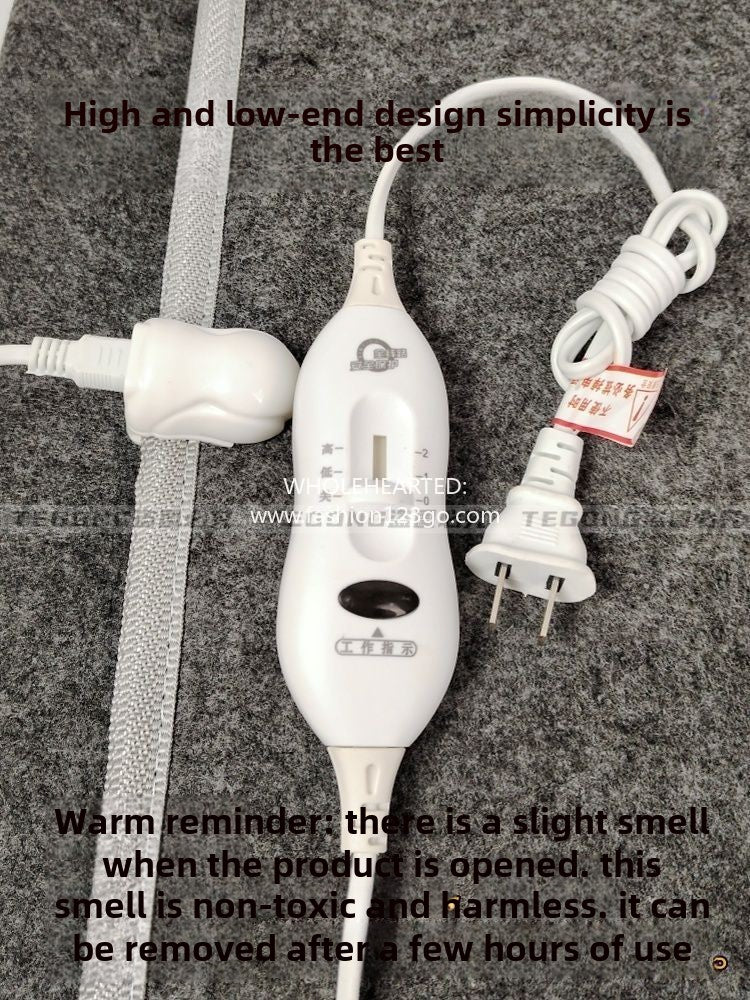1085★ Sewing machine foot warmer carbon crystal heating safety and power saving foot warmer artifact installation-free sewing machine leg warmer heater (the buyer brings his own transformer socket, the default is 220V in China)