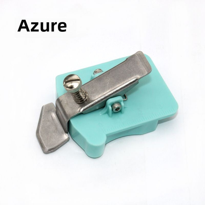 1015★ New sewing machine plastic magnet rib gauge silicone strong adsorption pressure line adjustable multi-functional small gauge