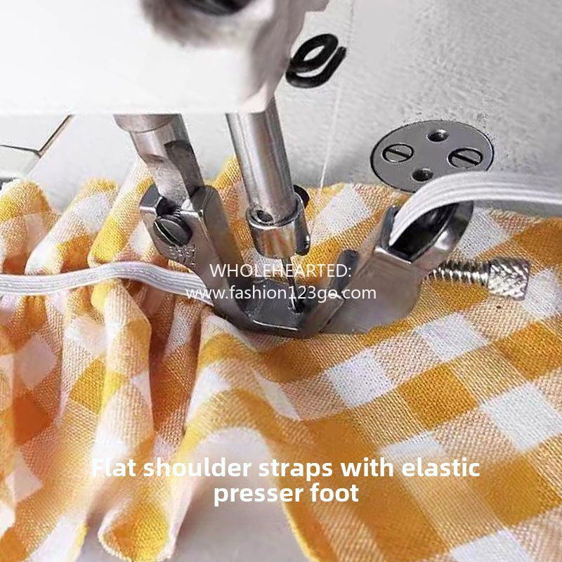 1103★ S537 Computer flat car presser foot, rubber band presser foot, elastic shoulder strap on sewing machine, all-steel presser foot sewing machine accessories