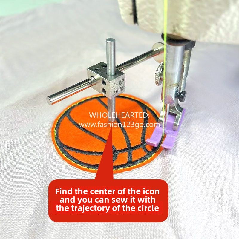1080★ New donkey grinding round mark auxiliary tool, flat car round mark auxiliary device