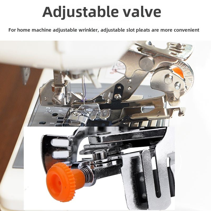 1400★  Multifunctional Sewing Machine Pleater 55705 Pleated Press Foot Powder Box Brothers Singer Leap True, Good and Beautiful Household Machine